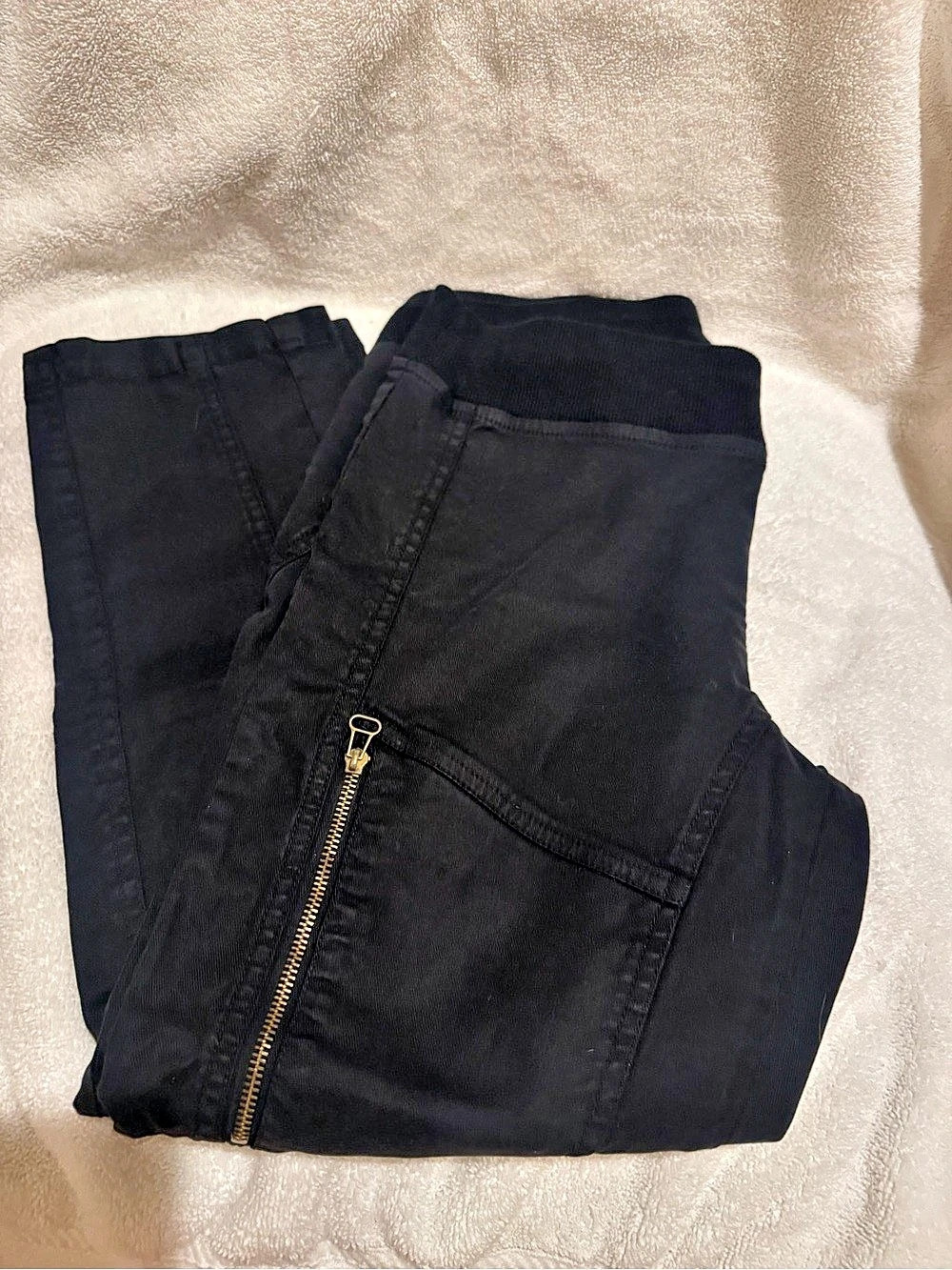 XCVI black crop pants